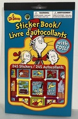 Dr. Seuss 245 Sticker Book 1 Foil Sheet – 4 Sheets Total – NEW