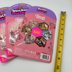 Sticker Therapy Kawaii Kitties Miniature Scene Activity Blind Bag by Zuru (x3)