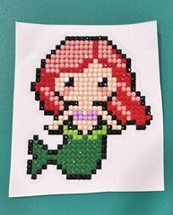 New! Ariel STICKER Princess Mermaid Diamond Art Decor Scrapbooking Disney