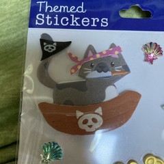Jolees Cat Pirates Stickers