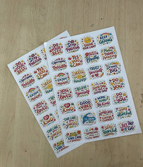 Motivational Quote Sticker-Positive Affirmation Stickers for Planners, Bottles