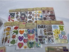 58 Crafters Square & Dot Brand Stickers Stencils Ceramic Stickers & More NEW
