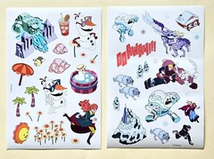 Disney PRINCESS/ Frozen/ Stickers sheets. Lot Of 2.