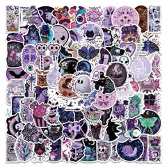 100pcs SPIRITUAL Stickers Pack,Crystal Potion Gothic Halloween Stickers,225