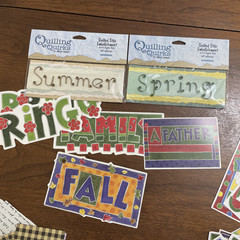 Mixed Lot Scrapbooking Supplies Paper Ephemera Card Making Craft Junk Journal