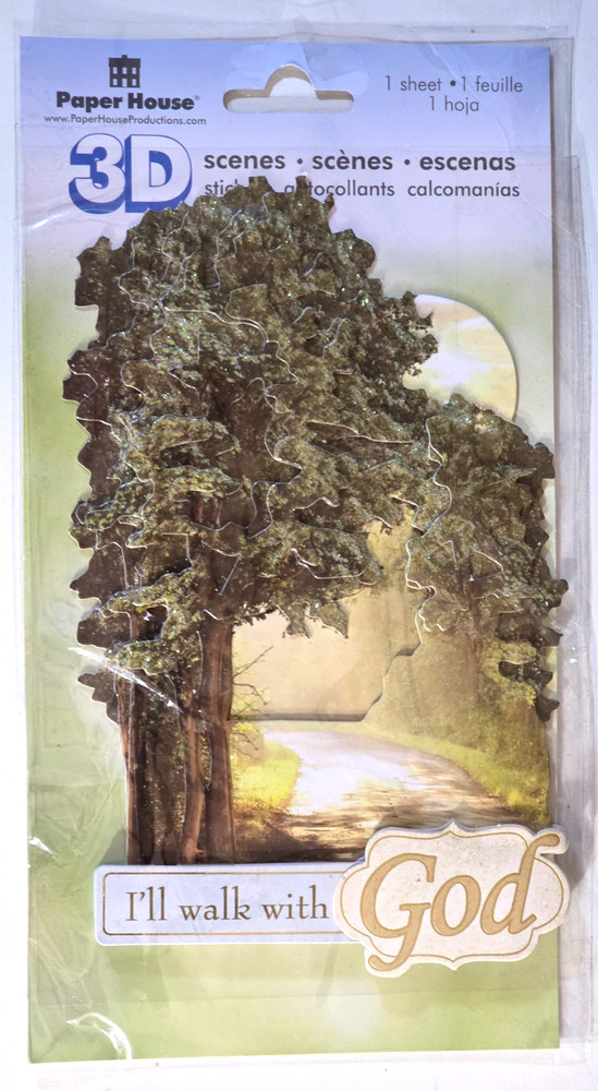 Paper House Production 3D Scenes – WALK WITH GOD – 1 sheet