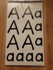 The Paper Studio Alpha/Numeric Stickers- Black