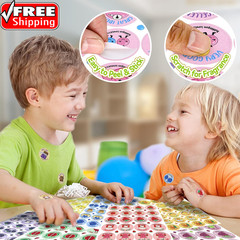 Scratch and Sniff Stickers, 1152 Pieces Fruits and Foods Smelly Stickers, 12 Dif