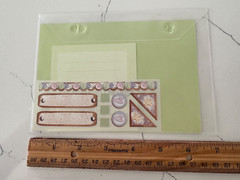 Creative Memories Chalet Double Dip Photo Mat Journaling Box Stickers Scrapbook