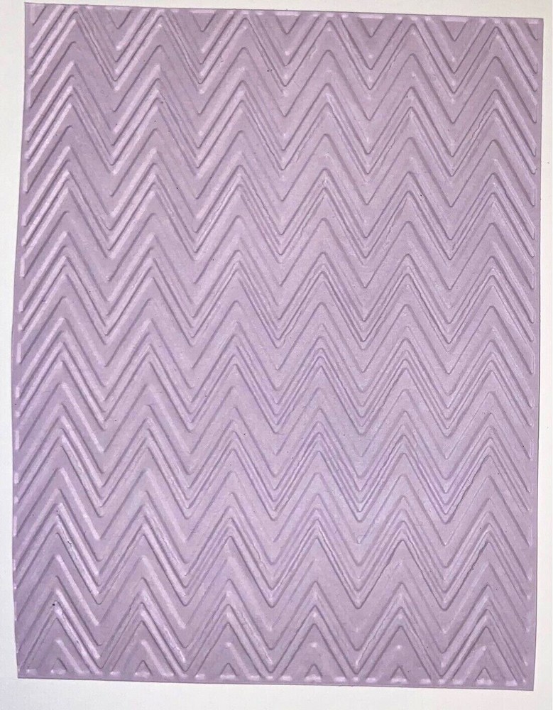 5 ZIG ZAG Embossed Card Fronts