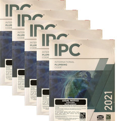 IPC 2021 | 2021 International Plumbing Code | PACK OF 5 |