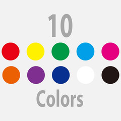 10000 Pcs 1/4″ Small Colored Dot Stickers Tiny round Labels, 10 Colors Circle St