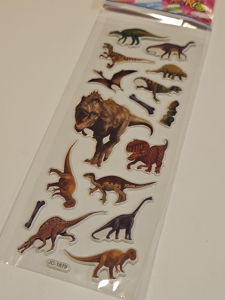 Realistic 3D Dinosaur Dino Stickers Planner Teacher Supply Papercraft DIY