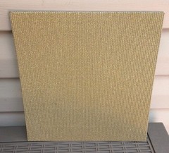 5 The Paper Studio Corrugated Cardboard Gold Glitter Craft/Scrapbook Sht 12″x12″