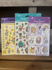 Vintage Forget Me Not Easter Stickers Packs Bundle