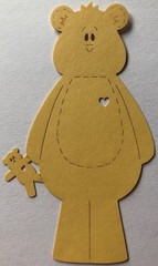 BEAR Laser Die-Cuts(1pc)Deluxe Cuts•Teddybear•Stuffed Animal•Toys•Children•Kid🐻