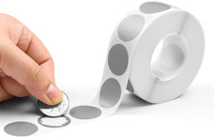 Scratch off Sticker 1Inch round Silver 1000PCS /Roll Scratch off Label