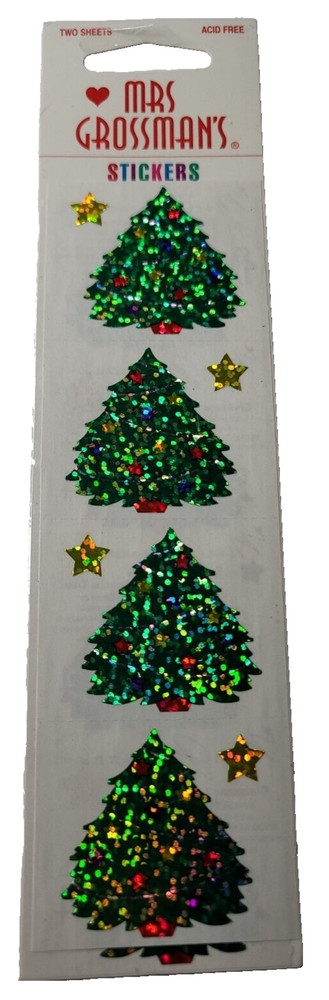 Mrs. Grossman’s Prismatic Christmas Tree Stickers 2003 Classic Star
