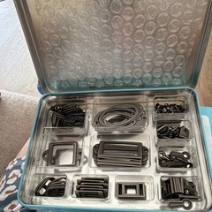 Stampin’ Up! Hodgepodge Hardware Metal Embellishment Kit w/ Brads Tin Case