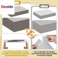 100 Pack Chipboard Sheets, 8.5 X 11 Inch 22PT Heavy Duty Chipboard Sheets for Bo