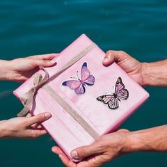 500Pcs Flower Butterfly Sticker For Kid Adult Craft Scrapbooking Packaging