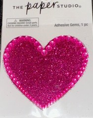 HEART STICKER✨🩷🩷🩷🩷🩷✨2 1/4” X 2”✨FANCY✨GEMS✨LOVE IS IN THE AIR✨