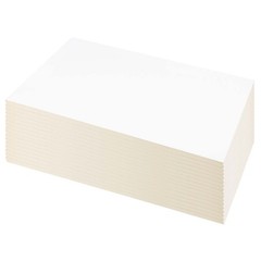 50 Pack 11×17 Inch Heavy White Chipboard Sheets Medium Weight Backing Board