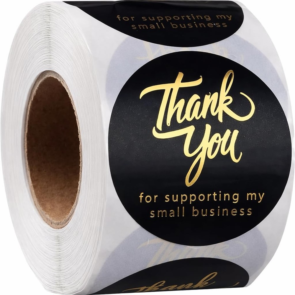 Thank You For Supporting My Small Business 2 Inch Self Adhesive 500 Label Roll