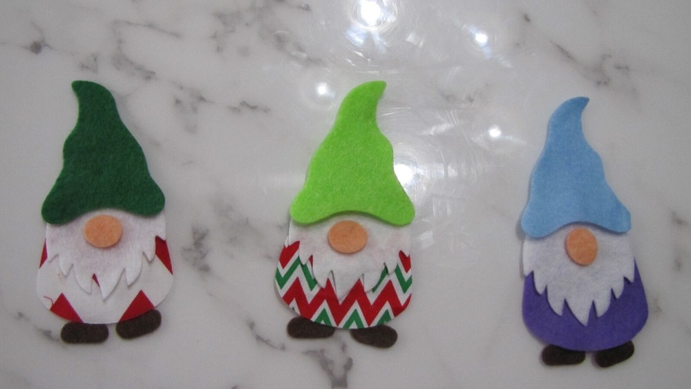 Gnome Felt Diecuts – Set of 12