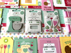 VERY RARE- BAKE ME HAPPY MADE WITH LOVE ICON PAPER DOODLE-POPS STICKER DOODLEBUG
