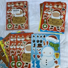 72 Sheets Christmas Stickers Build a Face Make Your Own Santa Elf Gingerbread
