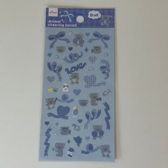 Daiso Animal Cheering Squad Blue Koala Sticker Sheet