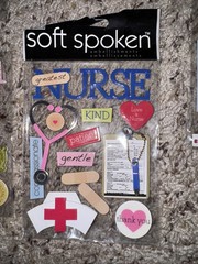6 Sheets Female,Nurse, Family Scrapbook Or Card Making Stickers & Embellishments