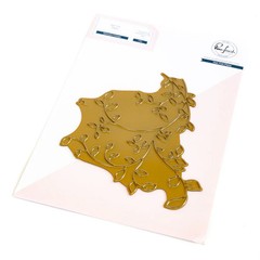 PINK FRESH – HOT FOIL – METAL CUTTING DIE – DELICATE FOLIAGE