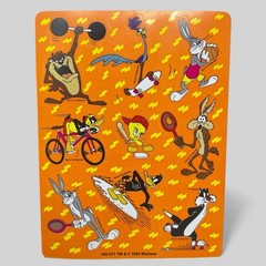 VTG Looney Tunes Stickers Single Sheet 1990’s Taz, Tweety, Bugs Bunny HQ-571