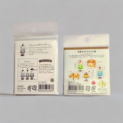 Furukawashiko Set – Sticker Flakes & Sticky Notes Baby Seal Cream Soda Pancakes