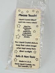 Vintage Super Oilies Pegasus Liquid Crystal Sticker NOS Color Change