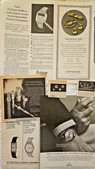 LOT 25pc Vtg JEWELRY WATCHES Ephemera Pack Print Ads Tiffany Cartier