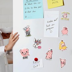 Vybonz 3 inch pig stickers 10 pack