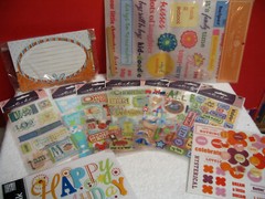 LOT 11 Packs Assorted Sticko Type Scrapbook Stickers – Over 175 Stickers