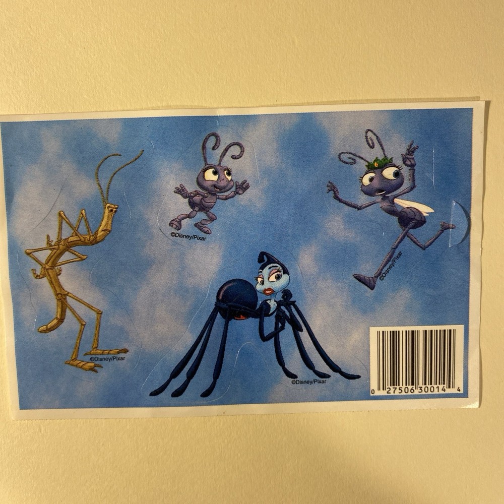 Bugs Life Sticker Sheet Scrapbook Planner Craft Stickers READ
