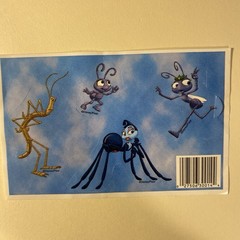 Bugs Life Sticker Sheet Scrapbook Planner Craft Stickers READ
