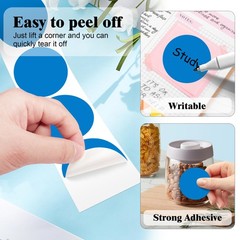 2 Inch Round Adhesive Color-Code Dot Stickers,4Rolls/2000 per Rolls dots Labe…