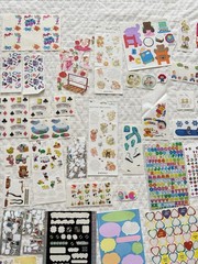 Huge Lot Of Various Vintage Scrapbooking Stickers Various Name Brands