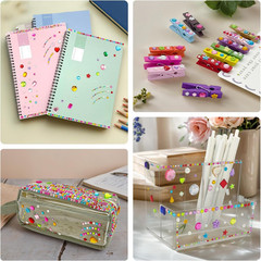 Self Adhesive Gem Stickers for Crafts 2774pcs Acrylic Heart Rhinestones