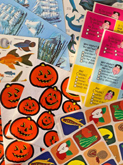 Vintage Full Sticker Sheets: Hallmark, AGC, Dennison, Sanrio+, You Choose!