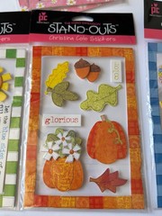 Lot of 8 Provo Craft Stand-Outs Christina Cole Stickers, 7 New, 1 used
