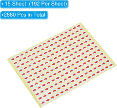 Small Arrow Stickers 0.4″ Dia, 15 Sheet Self Adhesive round Product Inspection D