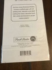 Dimensional Stickers by Punch Studio Wedding scrapbooking crafts