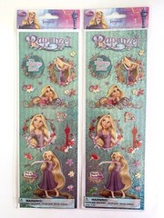 Lot of 2 Pkgs SandyLion Disney Rapunzel Tangled Dimensional Stickers